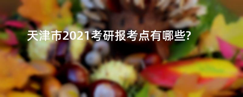 天津市2021考研报考点有哪些?