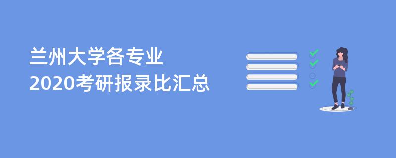 兰州大学各专业,2020考研报录比汇总