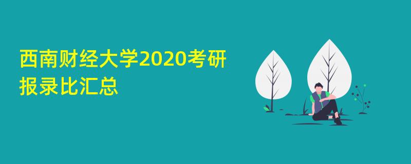 西南财经大学2020考研报录比汇总