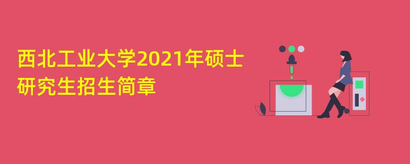 西北工业大学2021年硕士研究生
