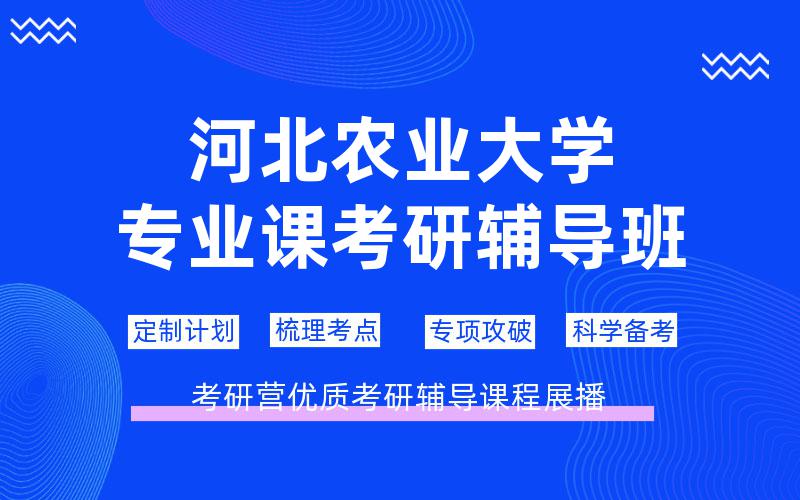 河北农业大学专业课考研辅导班