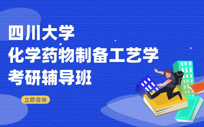 四川大学化学药物制备工艺学考研辅导班