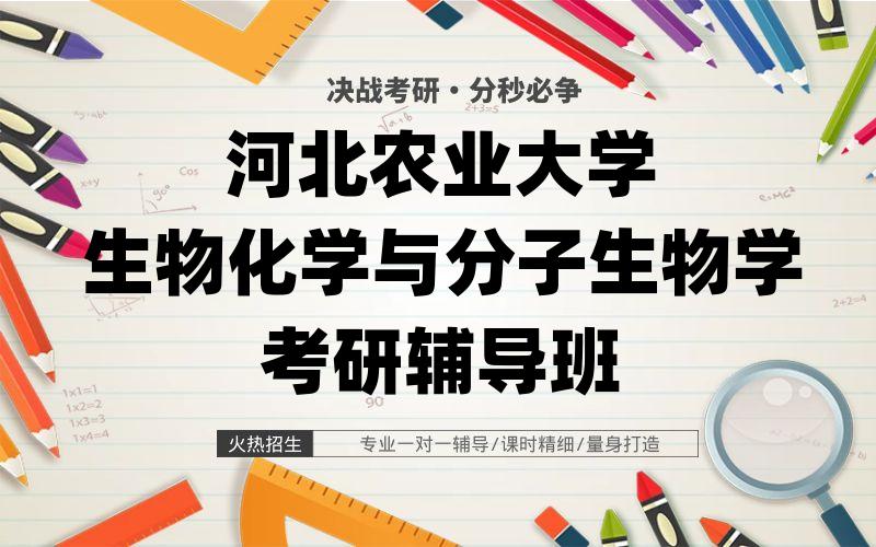 河北农业大学生物化学与分子生物学考研辅导班