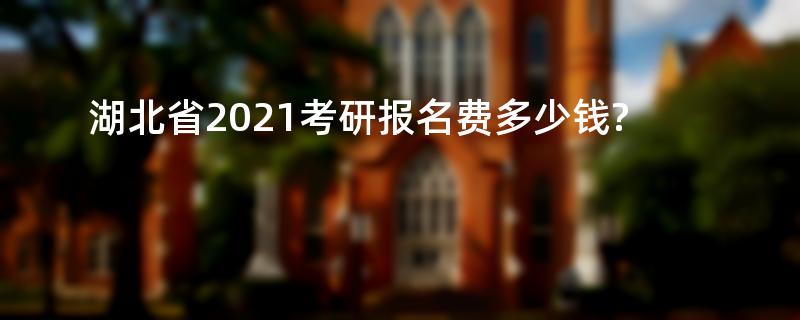 湖北省2021考研报名费多少钱?