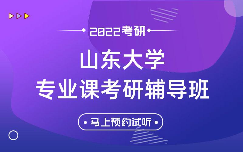 山东大学专业课考研辅导班