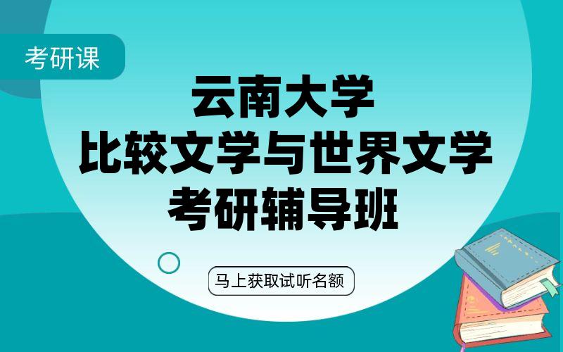 云南大学比较文学与世界文学考研辅导班