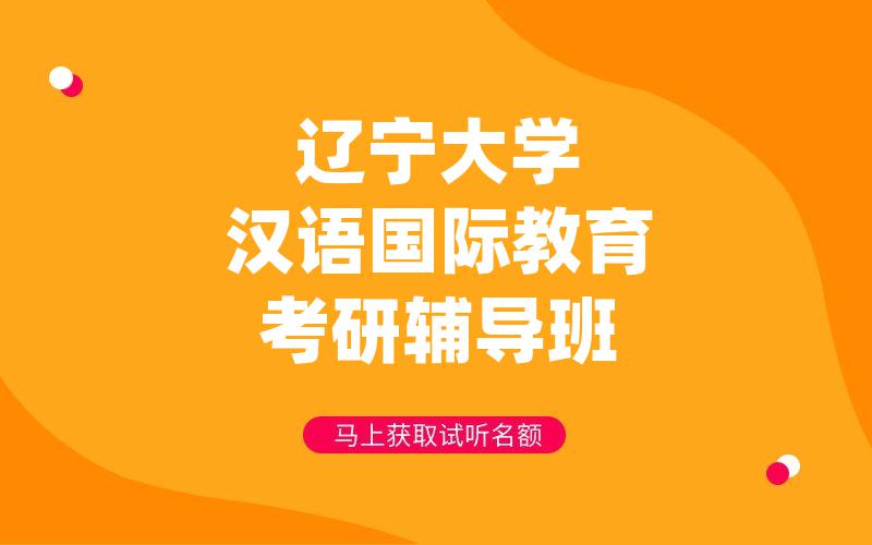 辽宁大学汉语国际教育考研辅导班