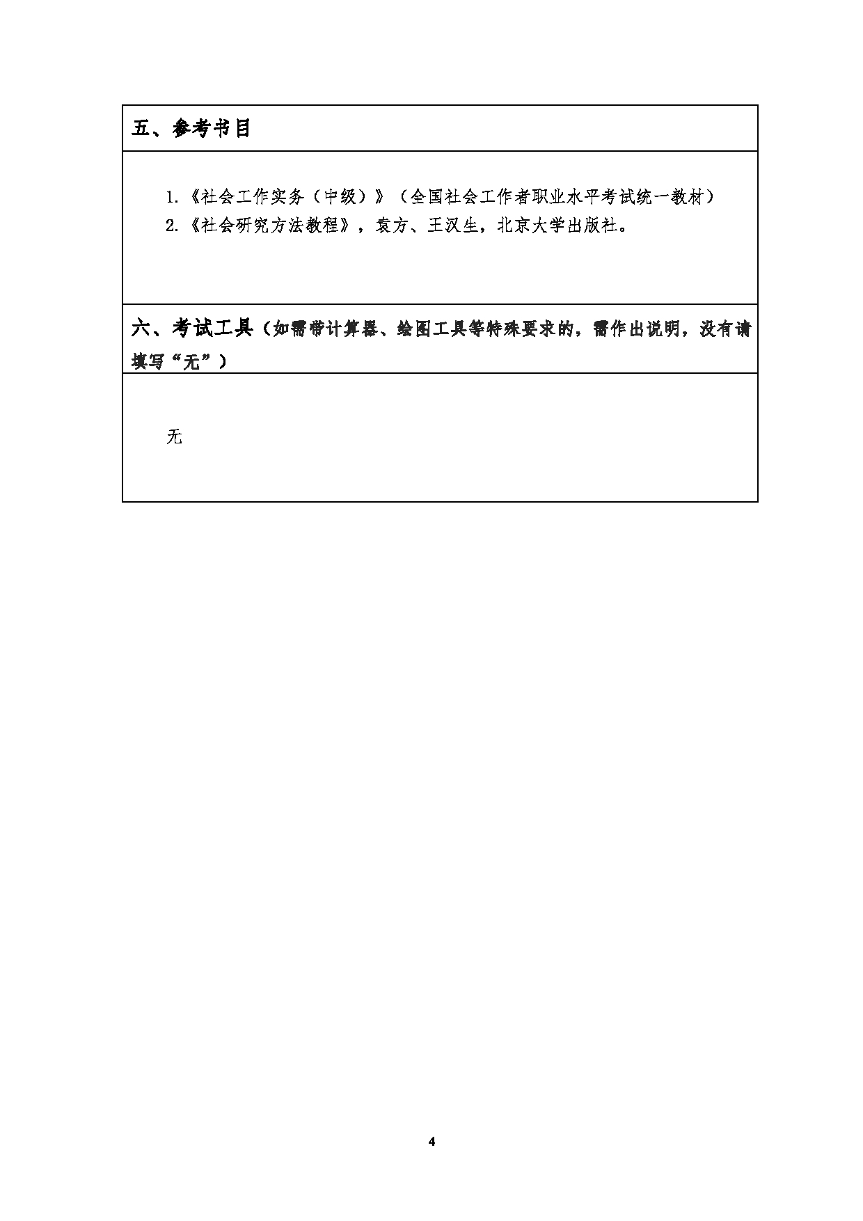 2023考研大纲：江汉大学2023年考研自命题科目 437社会工作实务 考试大纲第4页