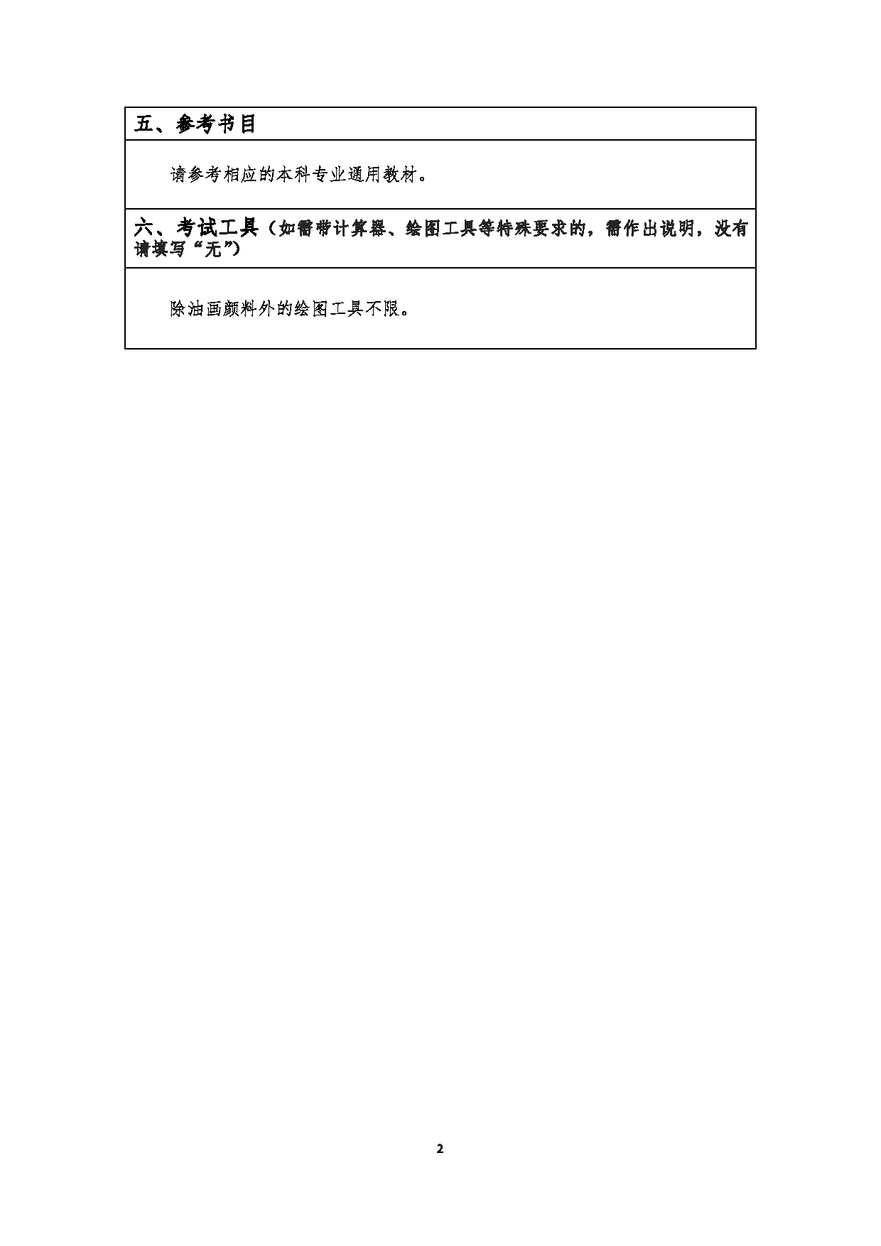 2023考研大纲：江汉大学2023年考研自命题科目 502艺术设计专业基础 考试大纲第2页