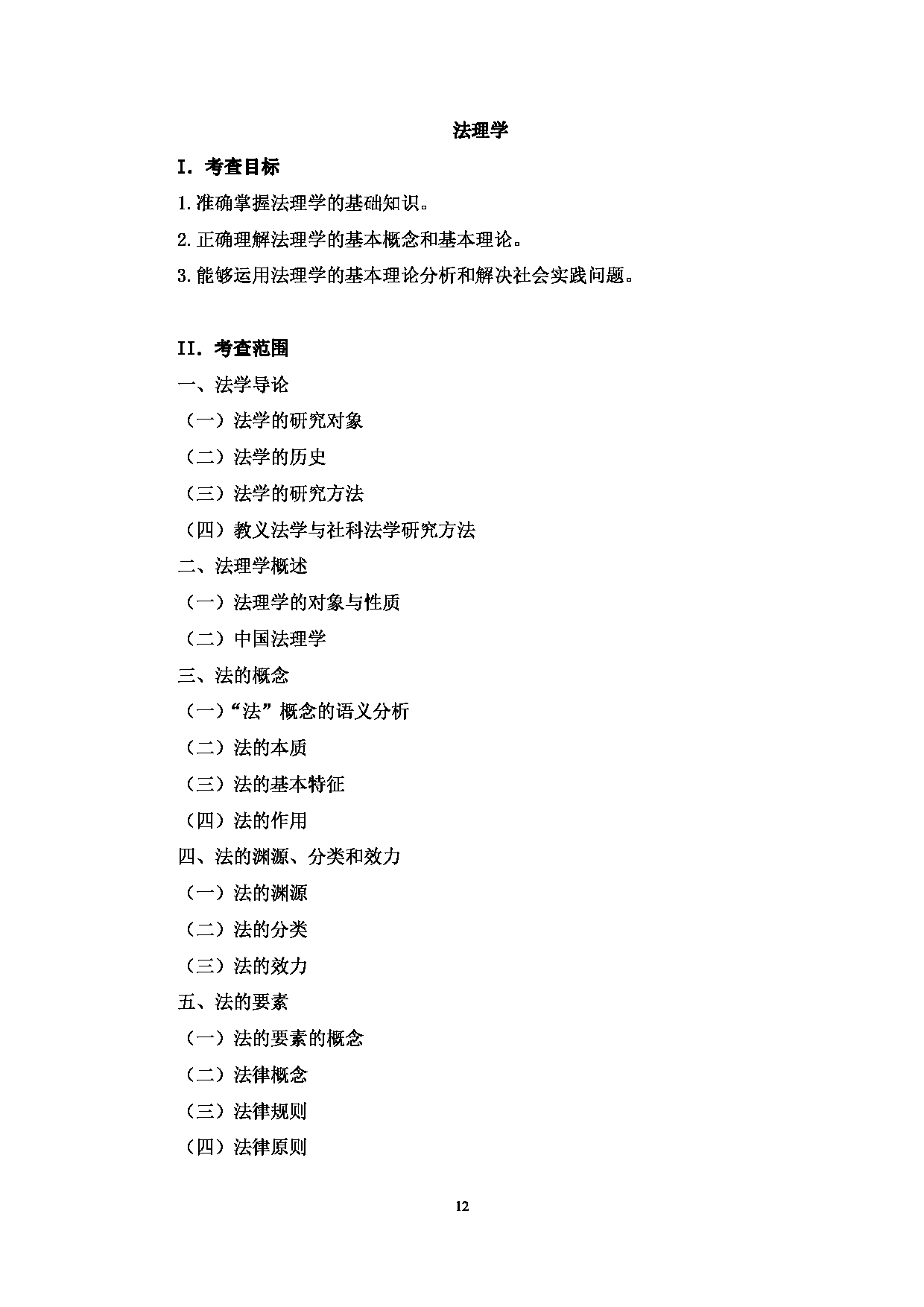 2023考研大纲：中央民族大学2023年考研初试科目 613法学基础 考试大纲第5页
