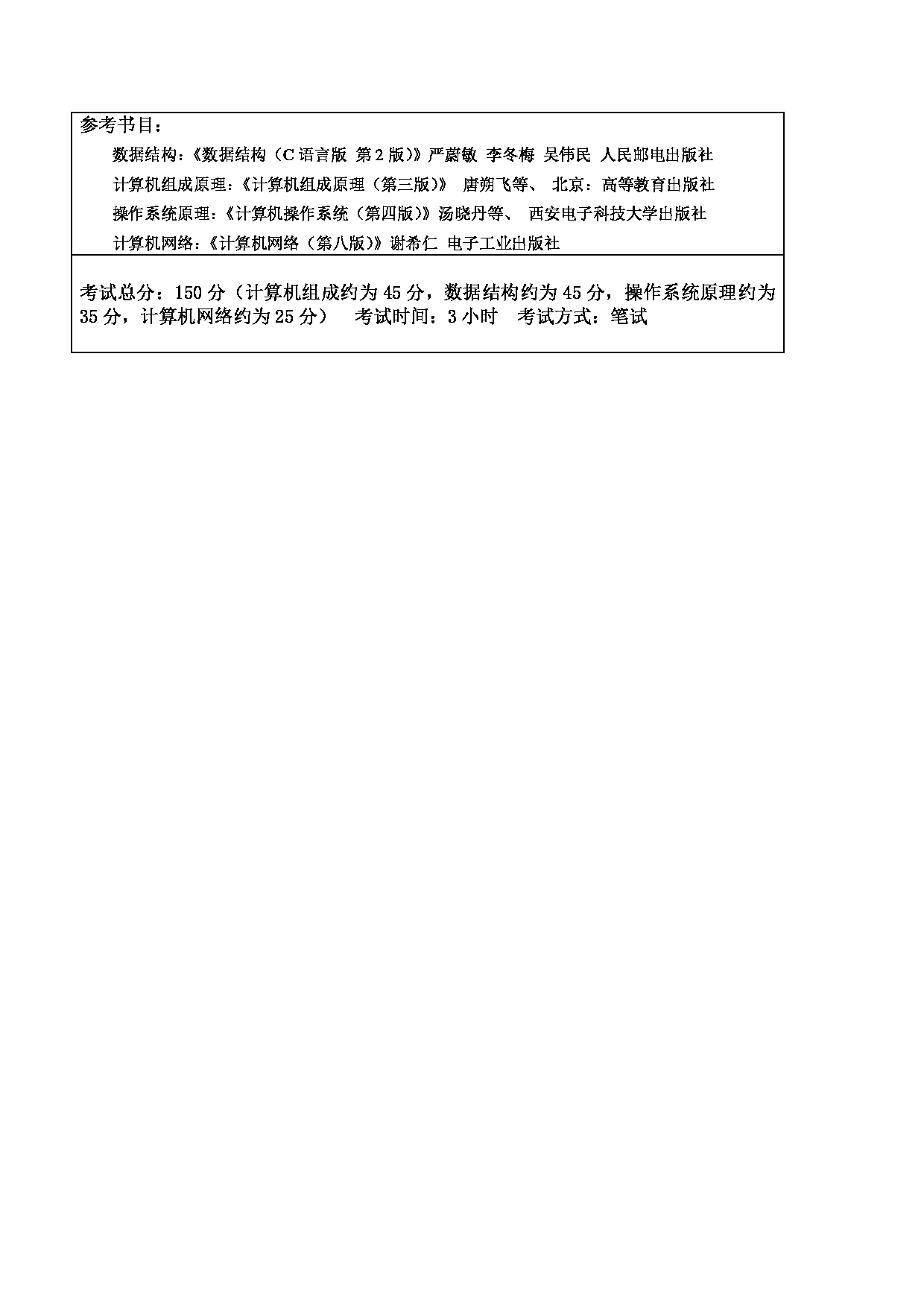 2024考研大纲：东北林业大学2024年考研自命题科目 012-计控学院 921-计算机专业基础 考试大纲第7页