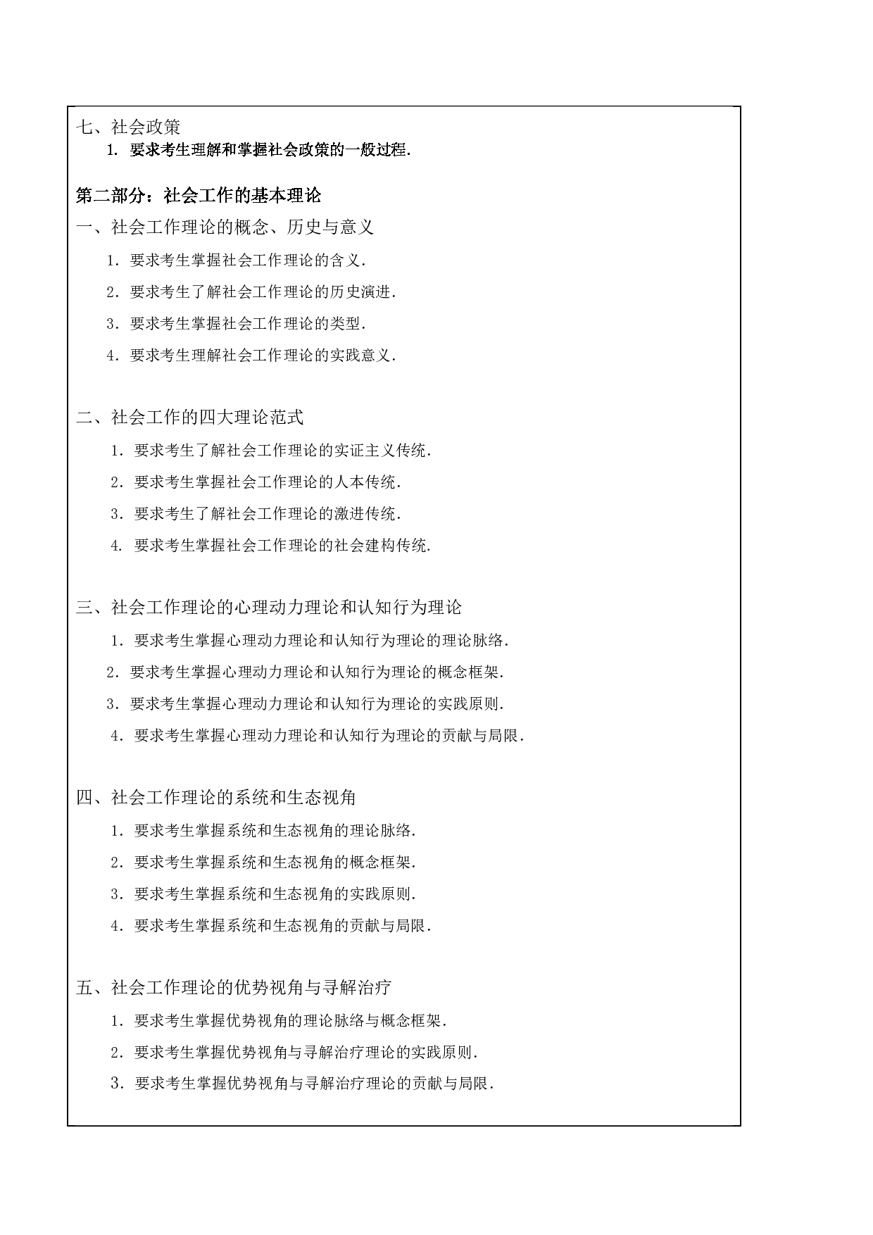 2024考研大纲：东北林业大学2024年考研自命题科目 010-文法学院 331-社会工作原理 考试大纲第2页