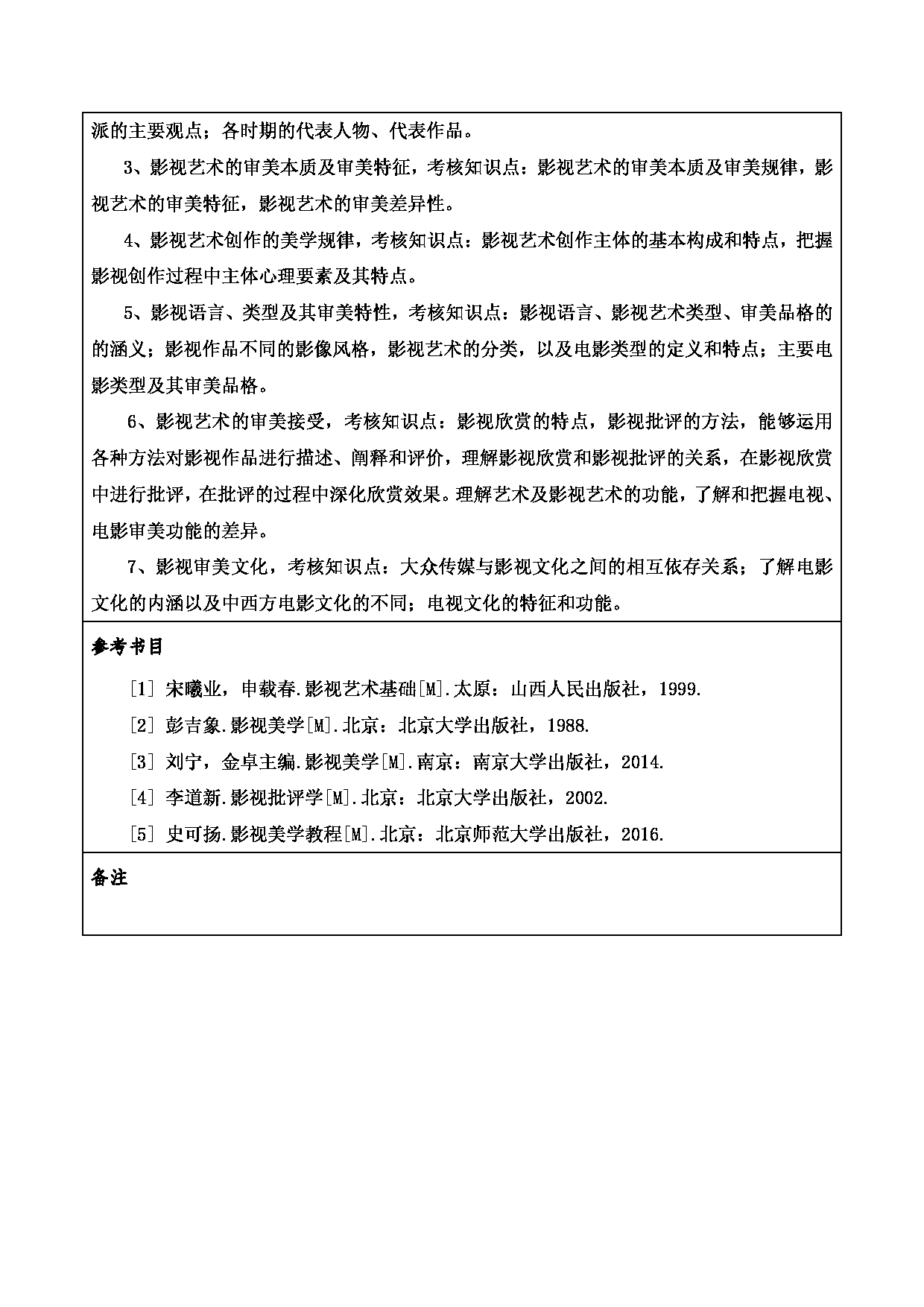 2024考研大纲：重庆三峡学院2024年考研 017传媒学院 3.同等学力加试科目影视学概论 考试大纲第2页