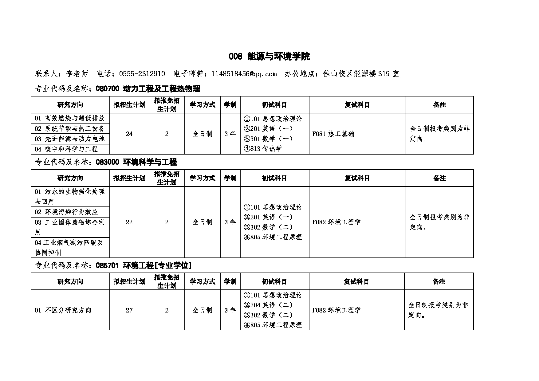 2025招生目录：安徽工业大学2025年硕士研究生招生专业目录公布第10页