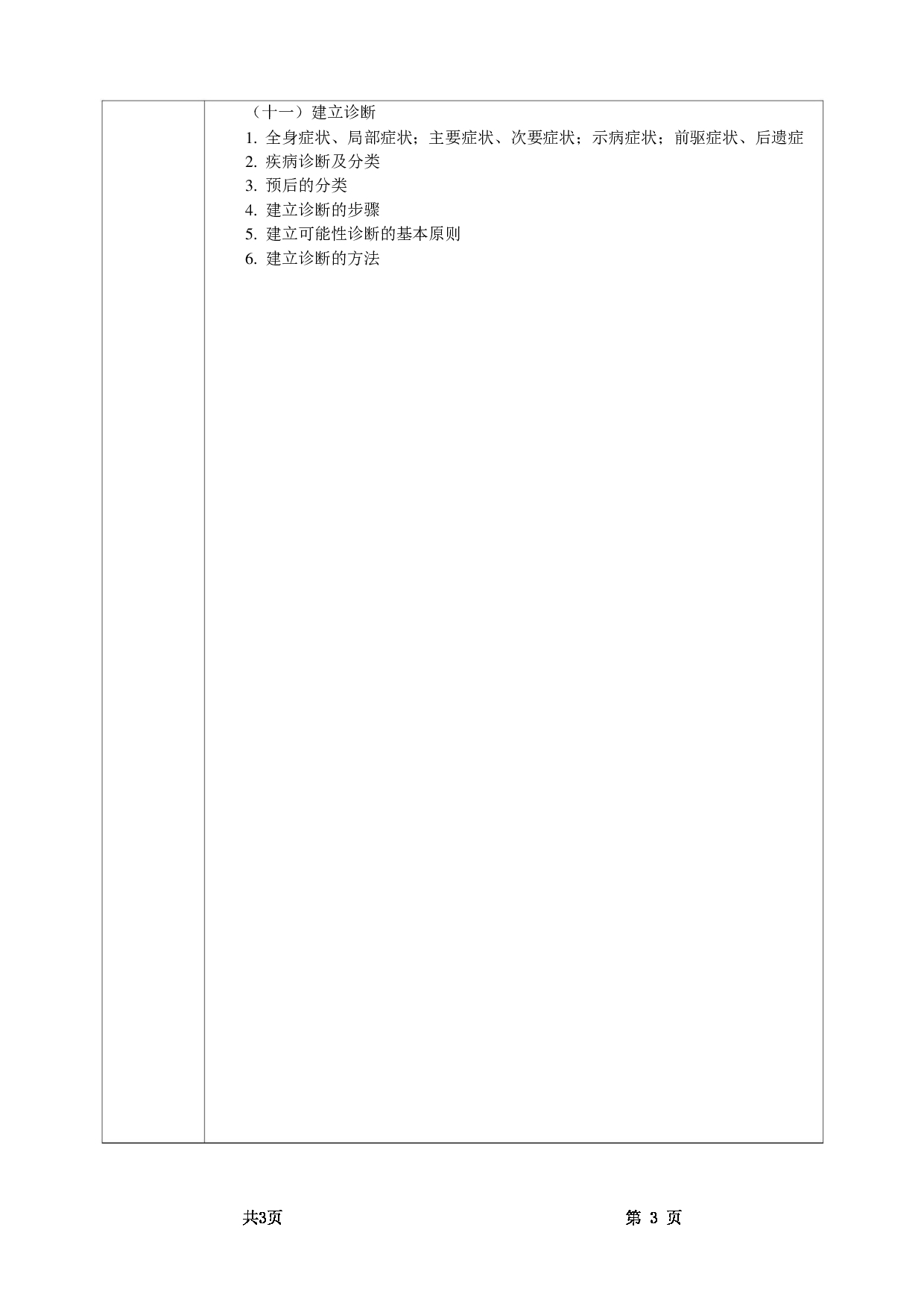 2025考研大纲：甘肃农业大学2025年考研343兽医基础（“兽医临床诊断学”部分）考试大纲第3页