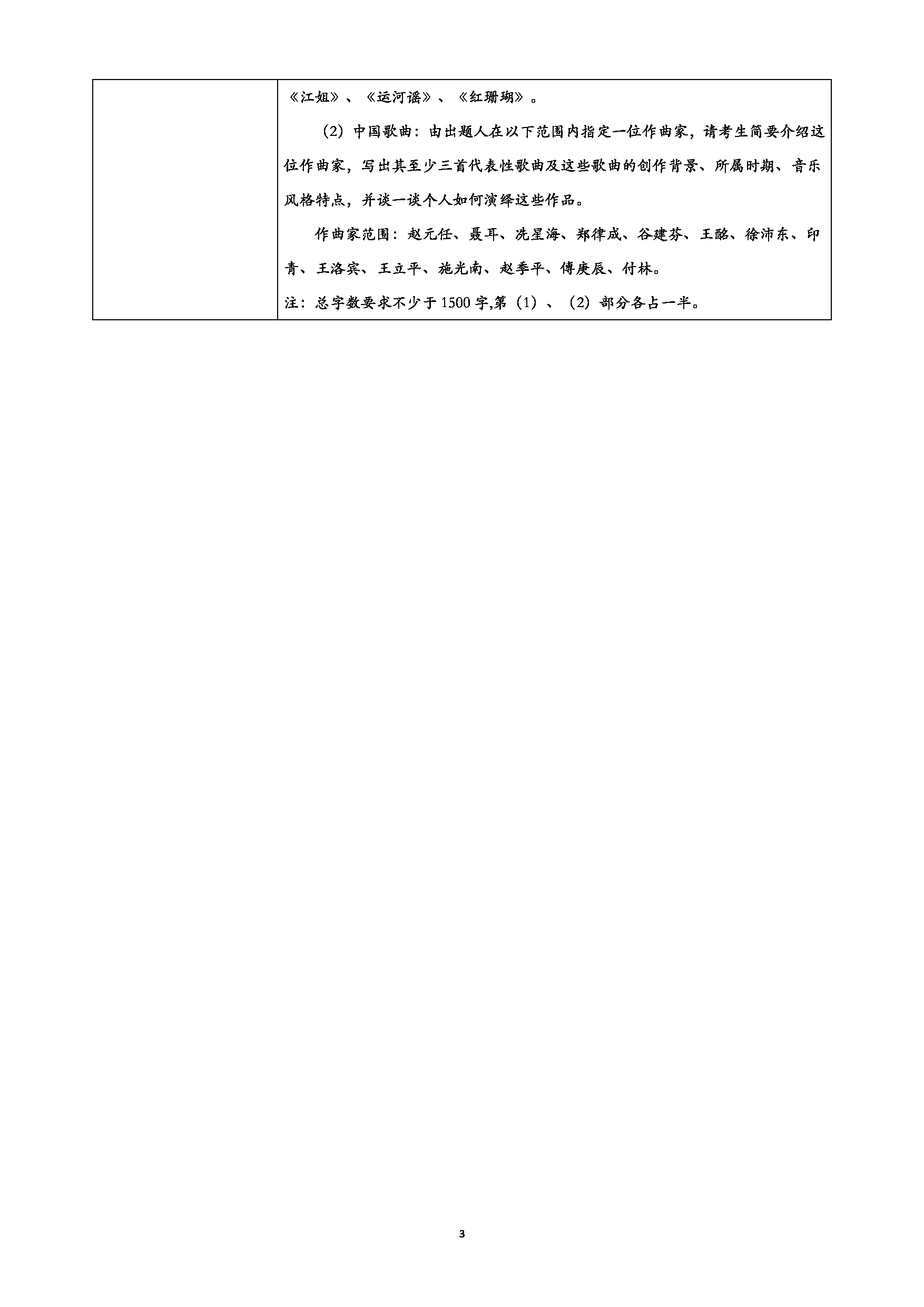 中央音乐学院2025年声乐歌剧系统考硕士研究生招生考试基本信息第3页