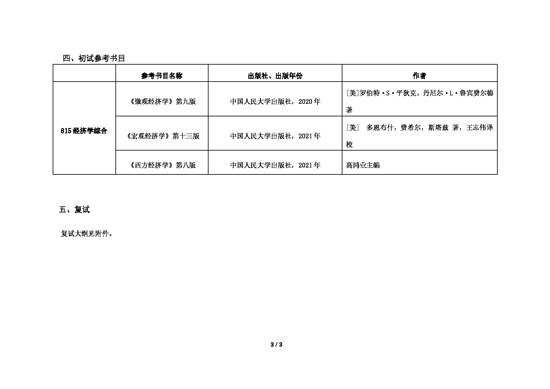 对外经济贸易大学2025年考研专业目录：017全球价值链研究院第3页